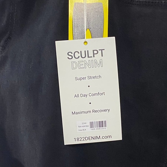 1822 Denim Plus Size Black Sculpt - Picture 10 of 11